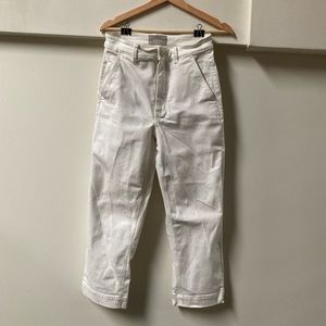 Everlane White Straight Crop  - 6 short